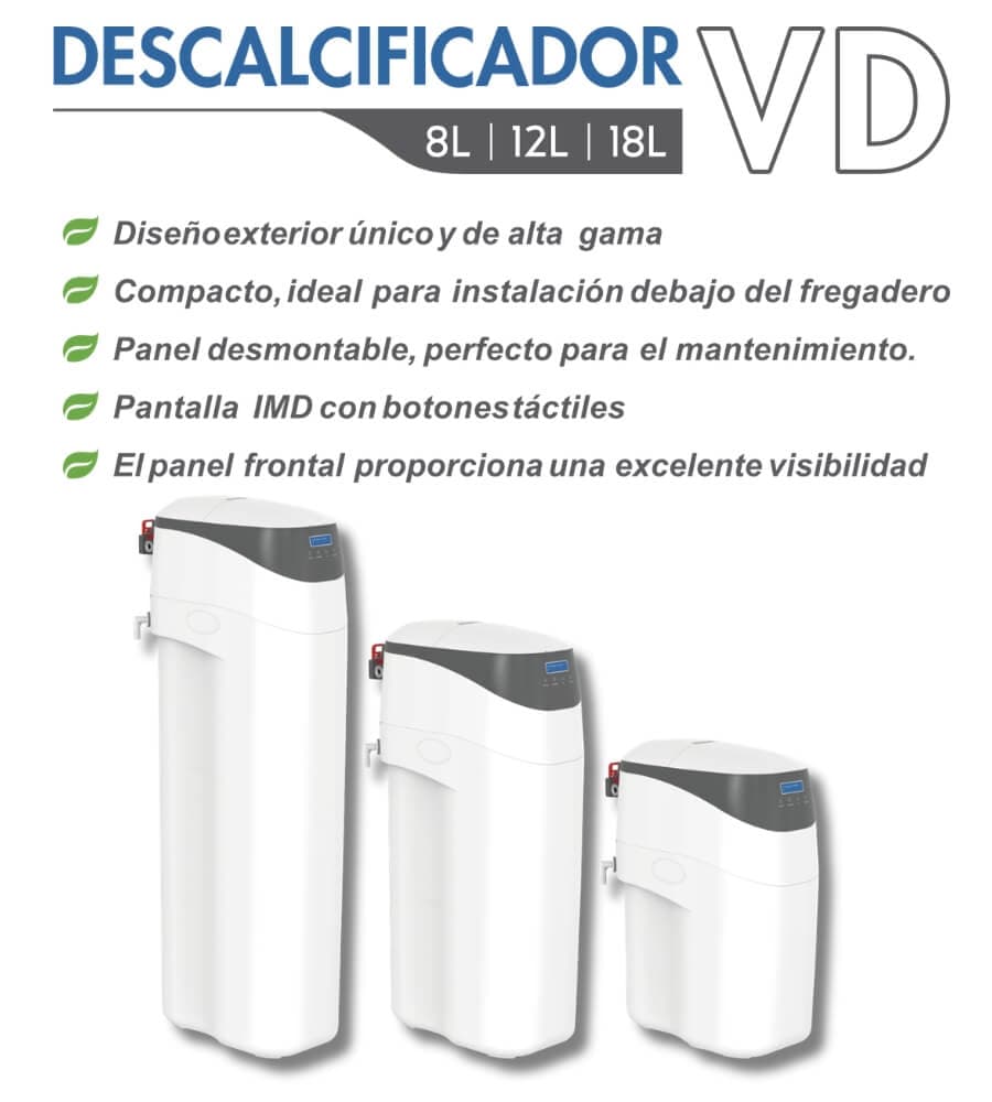 Descalcificador VD instalado en una vivienda